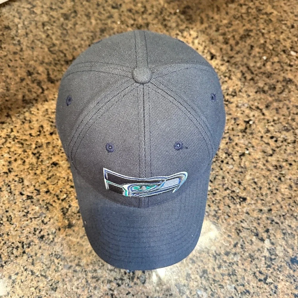 Vtg Seattle Seahawks Hat Reebok Baseball Cap Dead Stock New